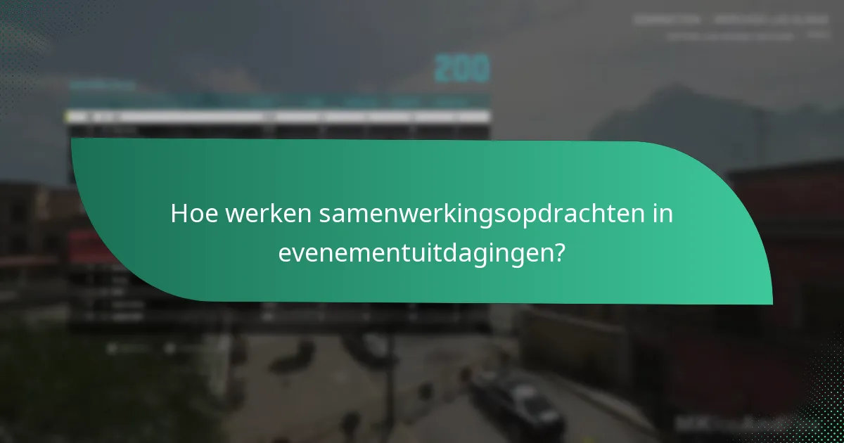Hoe deel te nemen aan evenementuitdagingen?