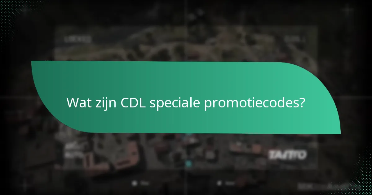 Wat zijn cross-promoties met betrekking tot CDL promotiecodes?