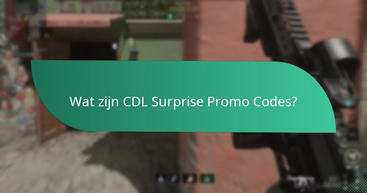 Wat zijn de verborgen beloningen die verband houden met CDL Surprise Promo Codes?