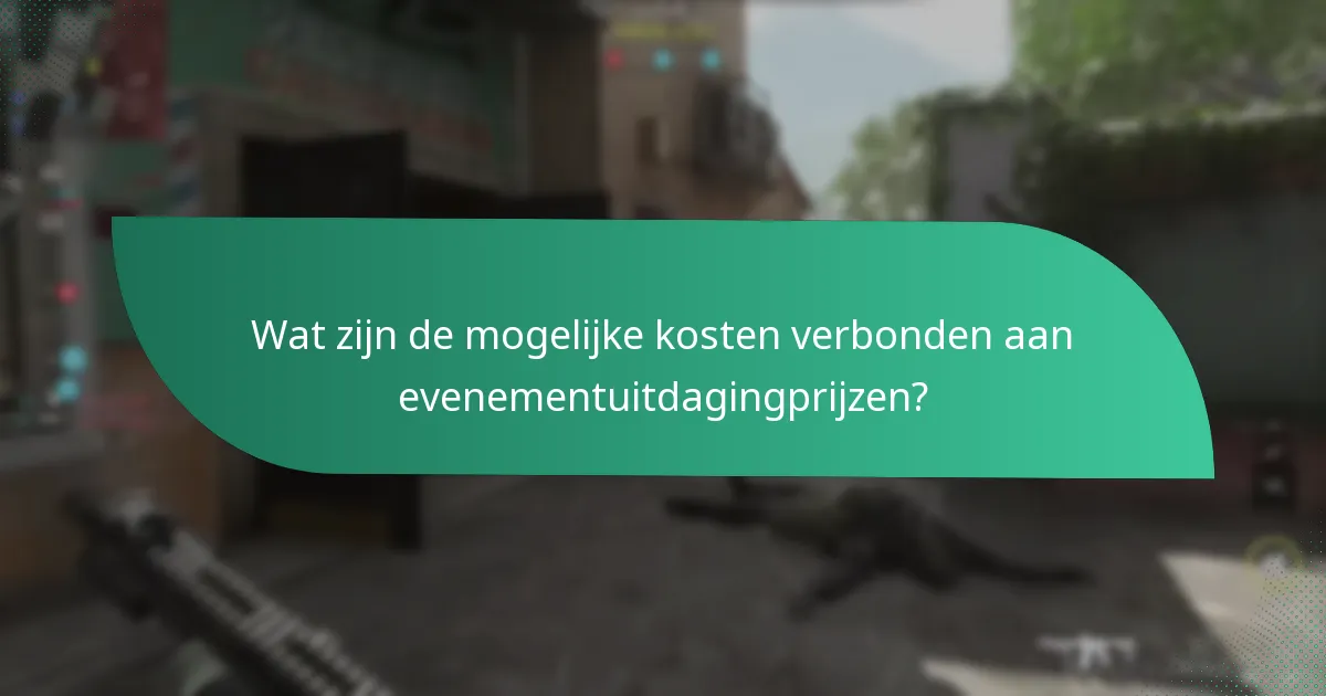Hoe verhouden evenementuitdagingprijzen zich tot eerdere evenementen?